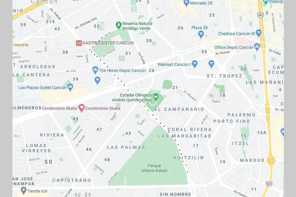 Appartamento Departamento Ombligo Verde Cancún